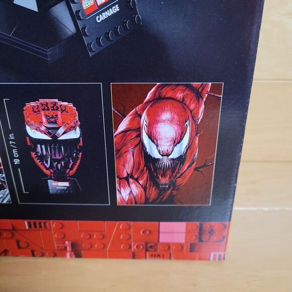 LEGO Marvel Spider-Man Carnage Building Kit Helmet 76199 - Picture 7 of 12